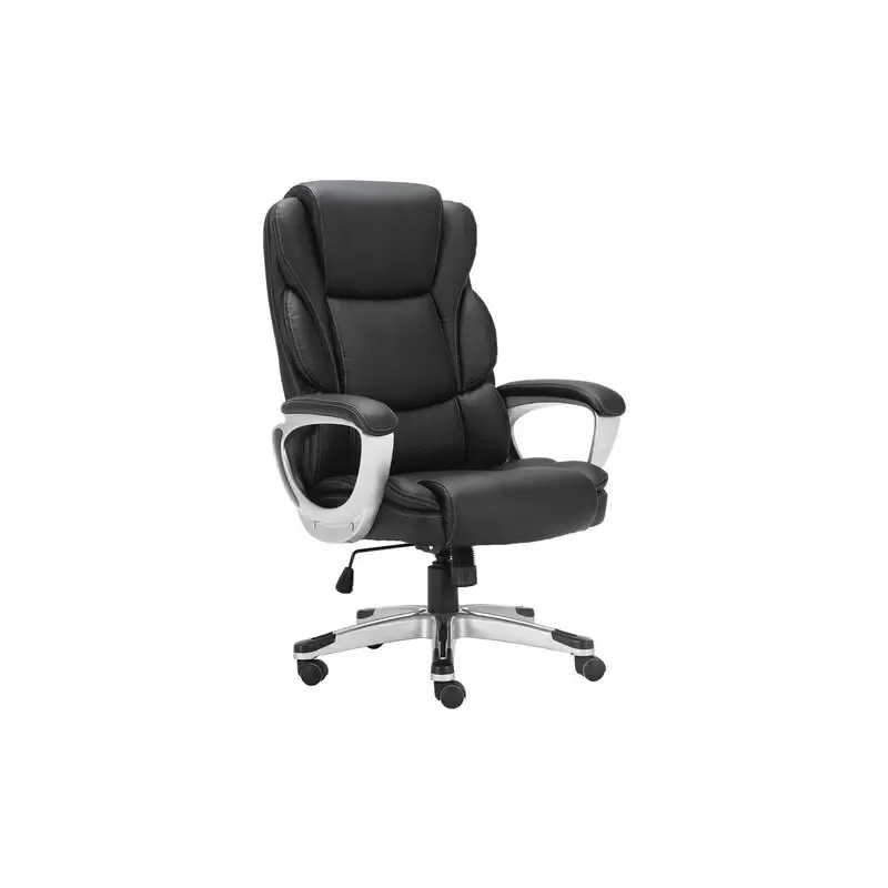 Кресло офисное  PREMIUM "Rest EX-555", пружинный блок, экокожа, черное главное фото