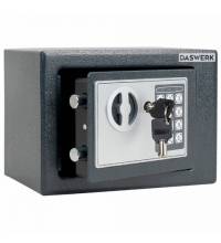 Сейф мебельный DASWERK (ДАСВЕРК) SC-170EL (170х230х170 мм), электронный замок, графит, 291338