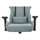 Кресло игровое Бюрократ VIKING KNIGHT LT28 FABRIC серо-голубой крестовина металл. Фото товара с разных ракурсов.