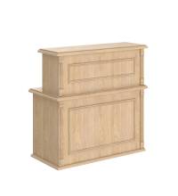 Стойка рецепция RMS 120 Дуб Девон 1200х600х1200 