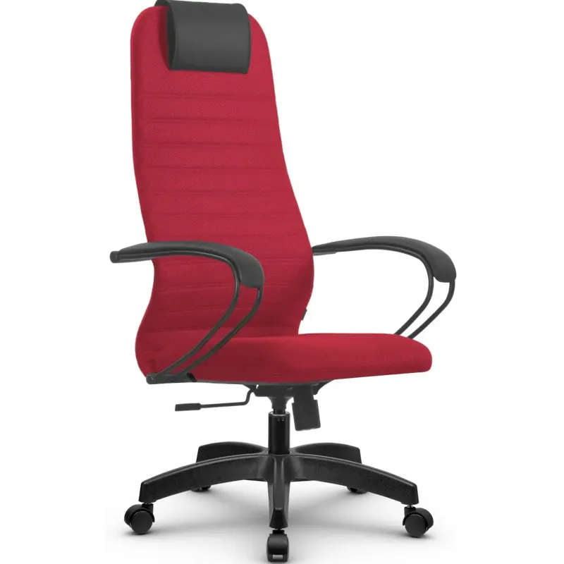 Кресло руководителя Метта SU-BP-10PL (красное сиденье) главное фото